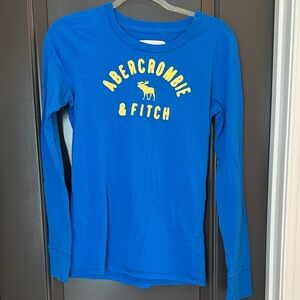 Abercrombie & Fitch  Bright Blue Long Sleeve Tee